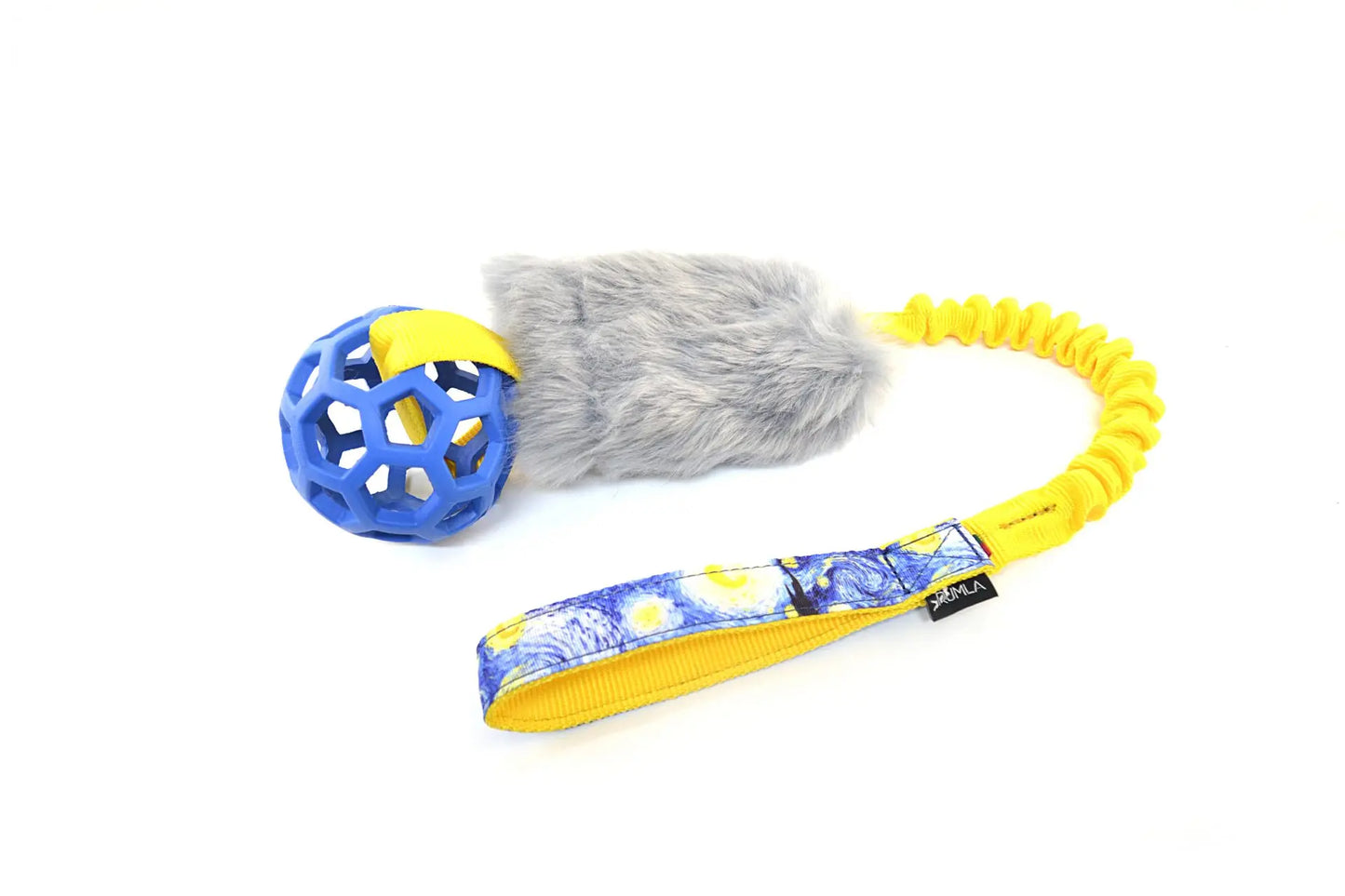 Holee Roller with Bungee Handle & Faux Fur